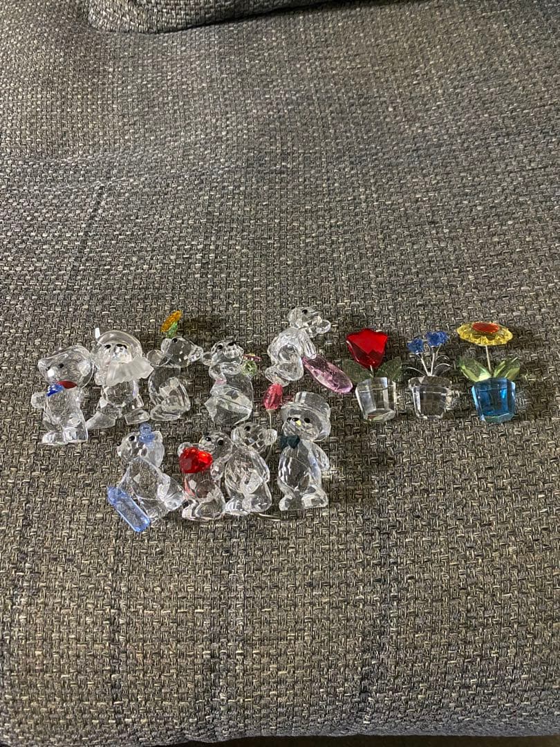 スワロフスキー☆新品同様テディベア9点フラワー3点 国内正規品☆12点セット激安