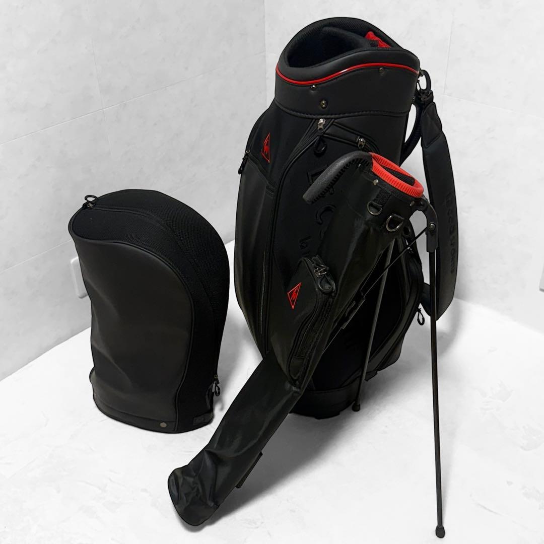 【2in1】黒 le coq sportif ゴルフ キャディバッグ