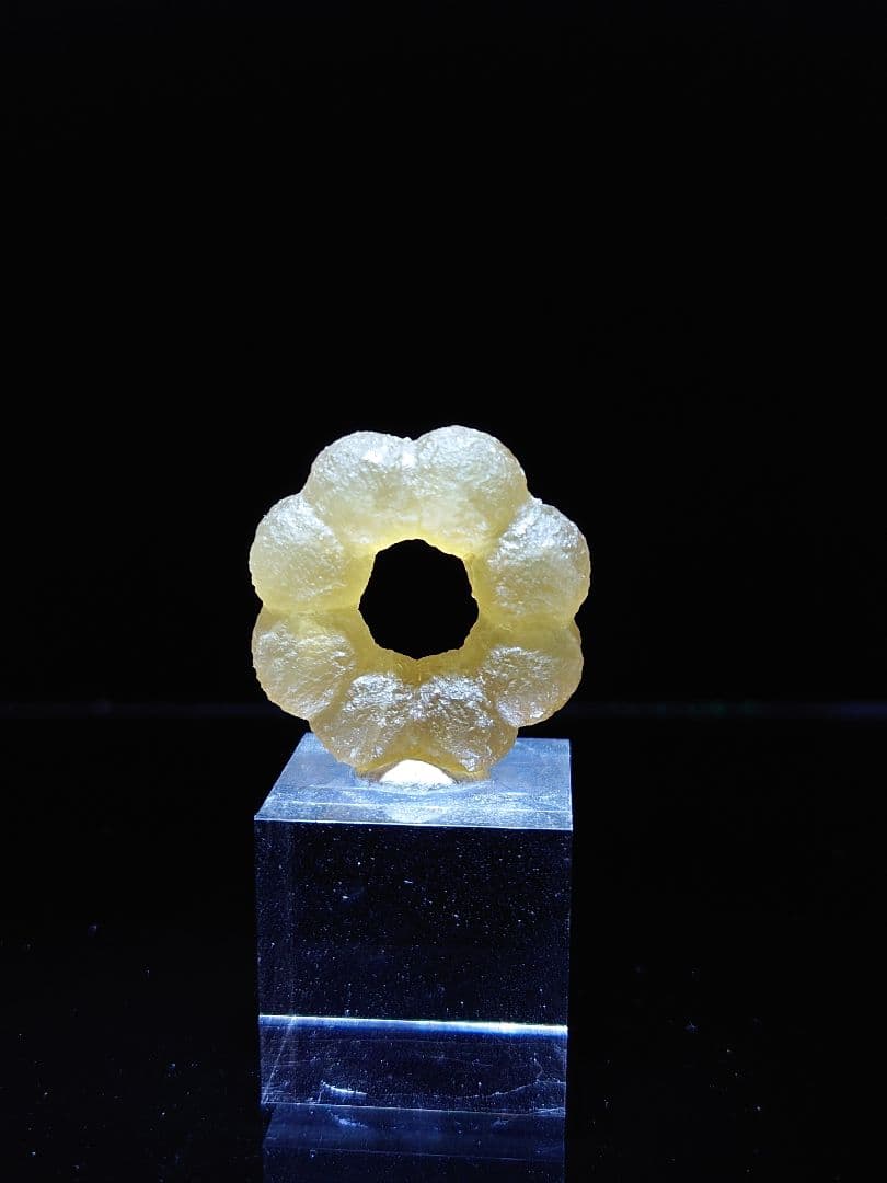 【美形】 フローライト リング ポンデリング インド産 原石 鉱石 標本 ③