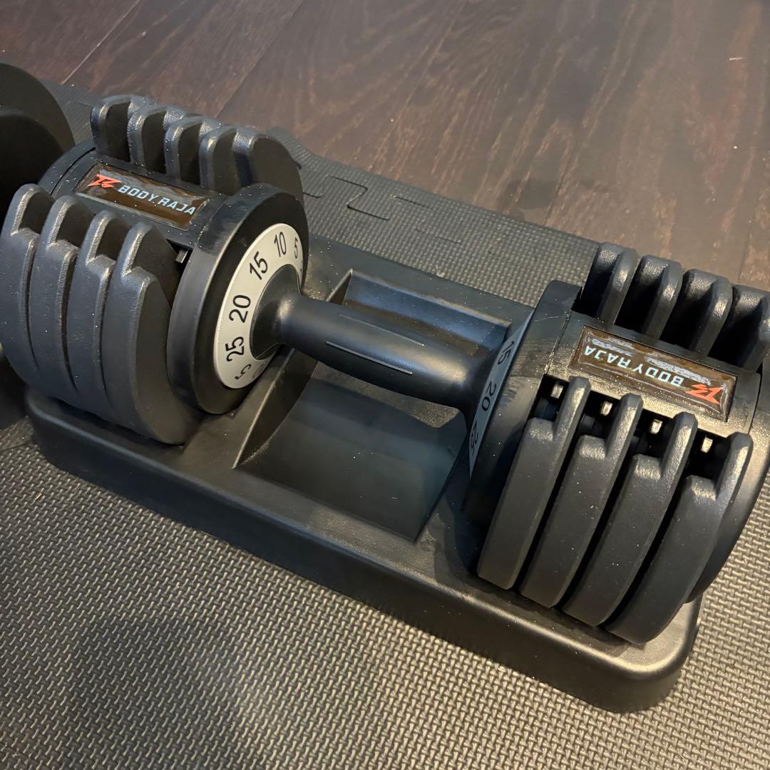 可変式ダンベル BODY RAJA 美品！