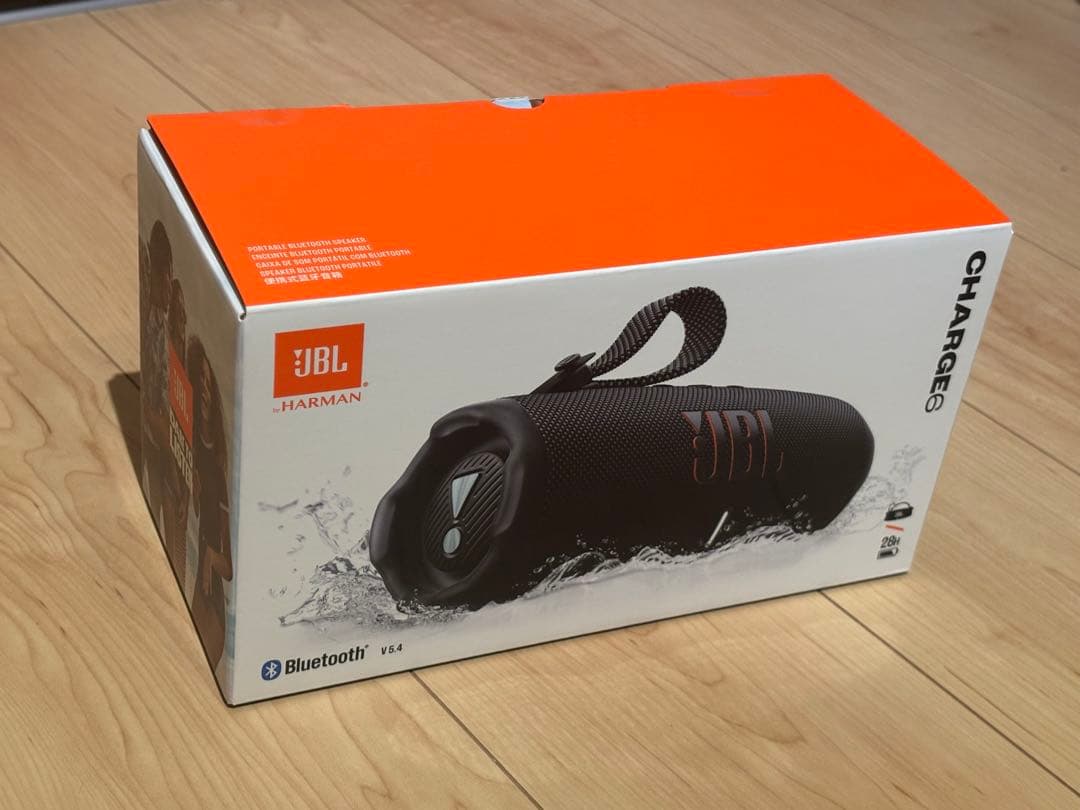JBL Charge6 ワイヤレススピーカー ブラック 最新 美品