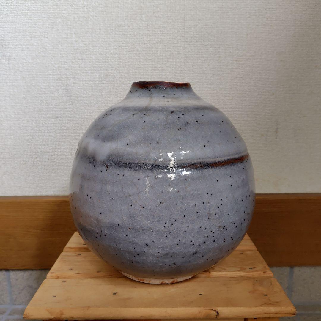 【美濃焼】鼠志野 花生