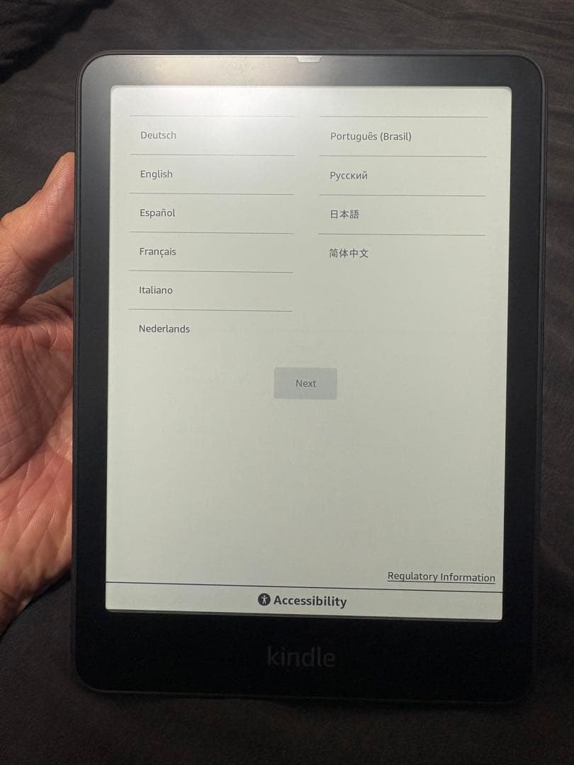 Kindle Paperwhite シグニチャー 12世代 純正カバー付き