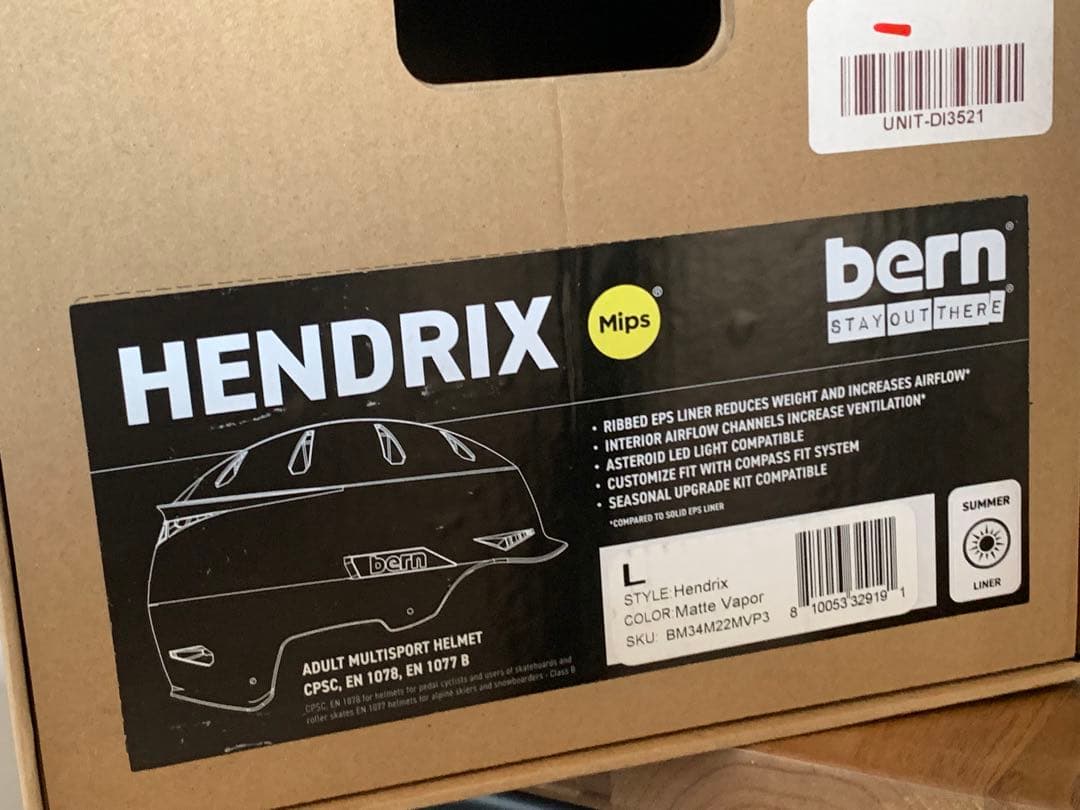 Bern Hendrix MIPSヘルメットL Matte Vapor