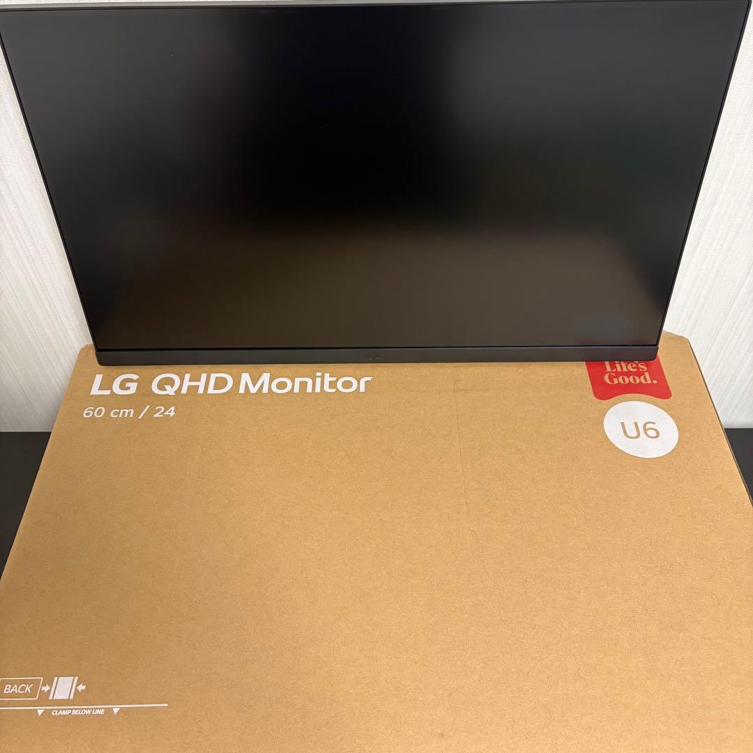 LG 24U631A-B 23.8インチ WQHD 100hz