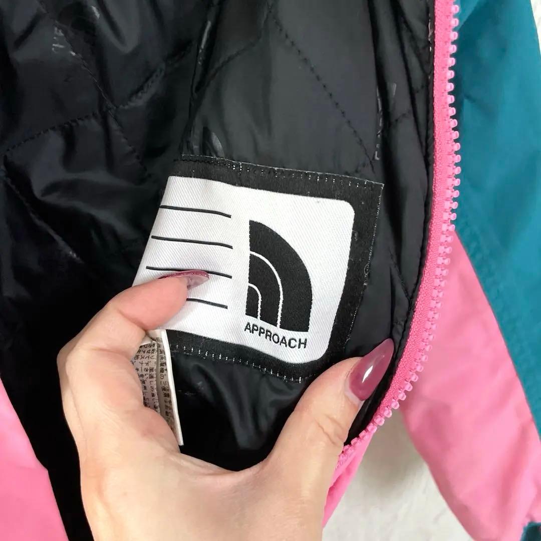 THE NORTH FACE 子ども用スキーウェア ピンク/ターコイズ