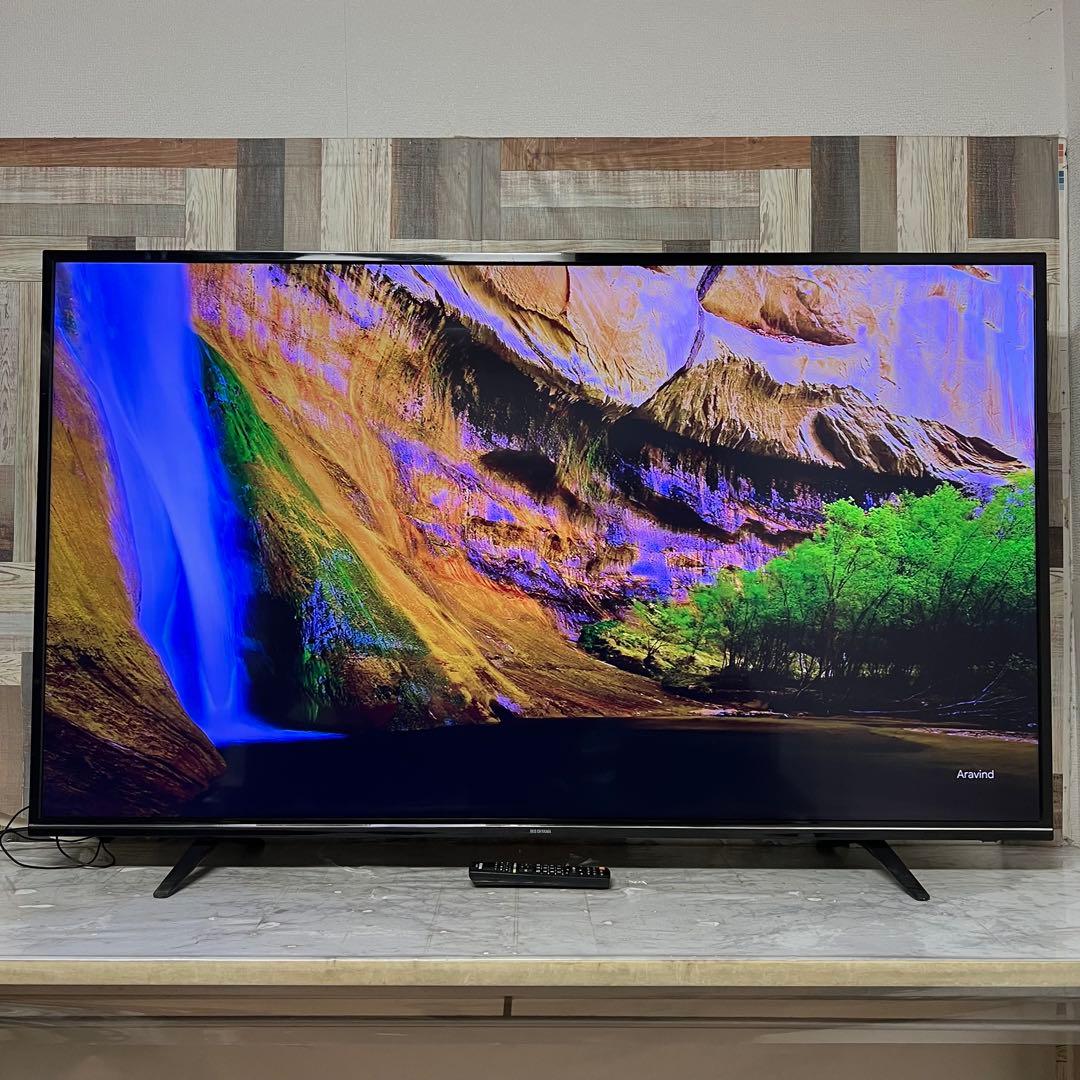 全国送料込❣️アイリスオーヤマ65V4k液晶テレビ東芝製LSIは画面操作見やすい