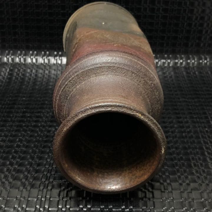 古美術◼️蔵から古そうな謎の備前焼みたいな壺、壷が出て来ました、茶道具、花道具