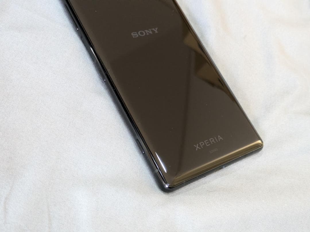 美品 SONY XPERIA 1 SOV40 64GB/ブラック/キャリア au