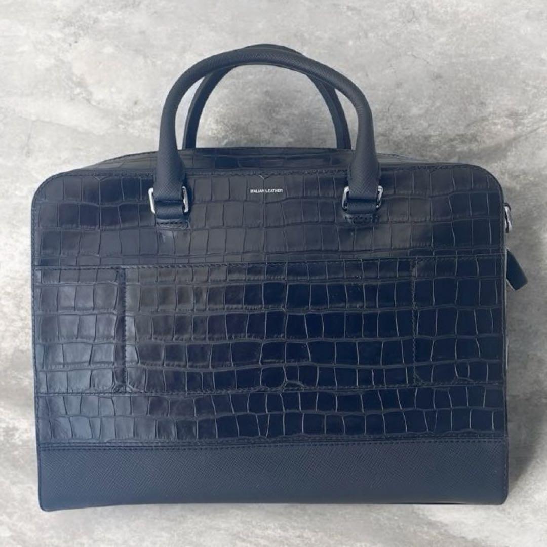は*む様 MICHAEL KORS（マイケルコース） クロコ型押し ビジネスバッ