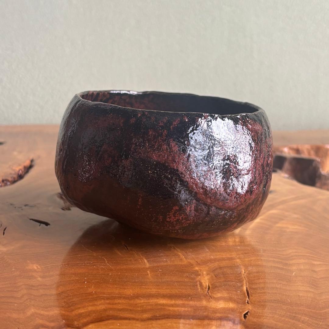 佐々木昭楽 光悦紙屋写茶碗 楽焼 抹茶碗 茶道具