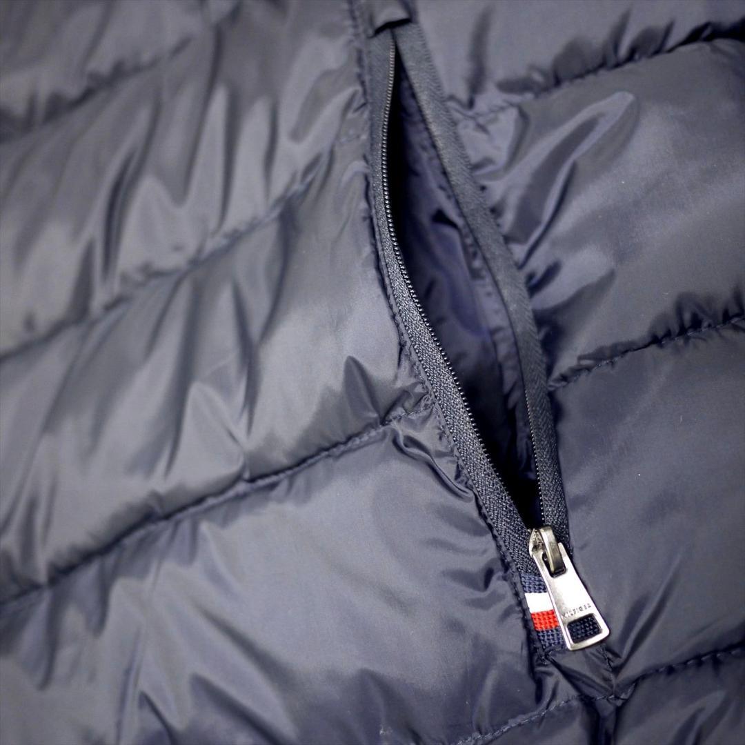 新品 トミーヒルフィガー THPROTECT 軽量 耐水 中綿 ベスト XL 紺