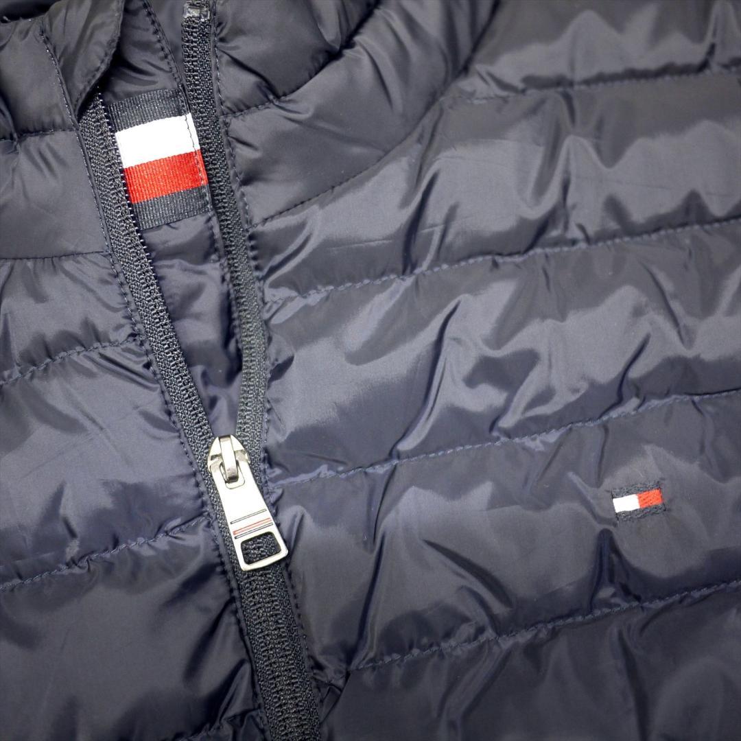 新品 トミーヒルフィガー THPROTECT 軽量 耐水 中綿 ベスト XL 紺