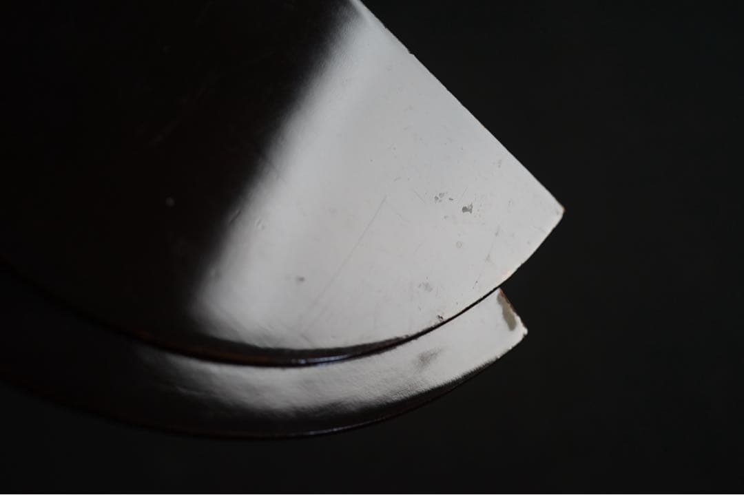 波 千鳥蒔絵 手桶水指 時代物 箱付 茶道具