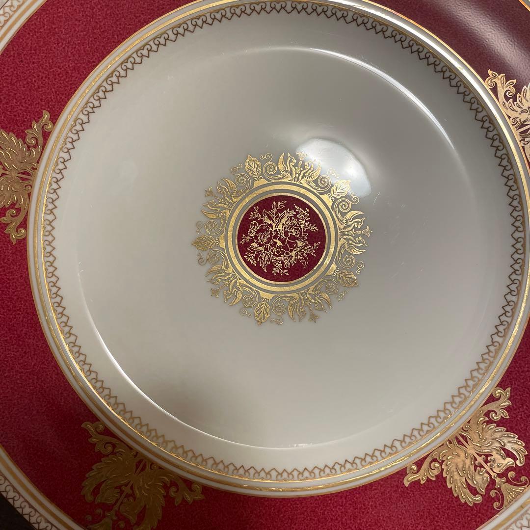 ウェッジウッド　コロンビア　パウダールビー　ディナープレート　27.5cm