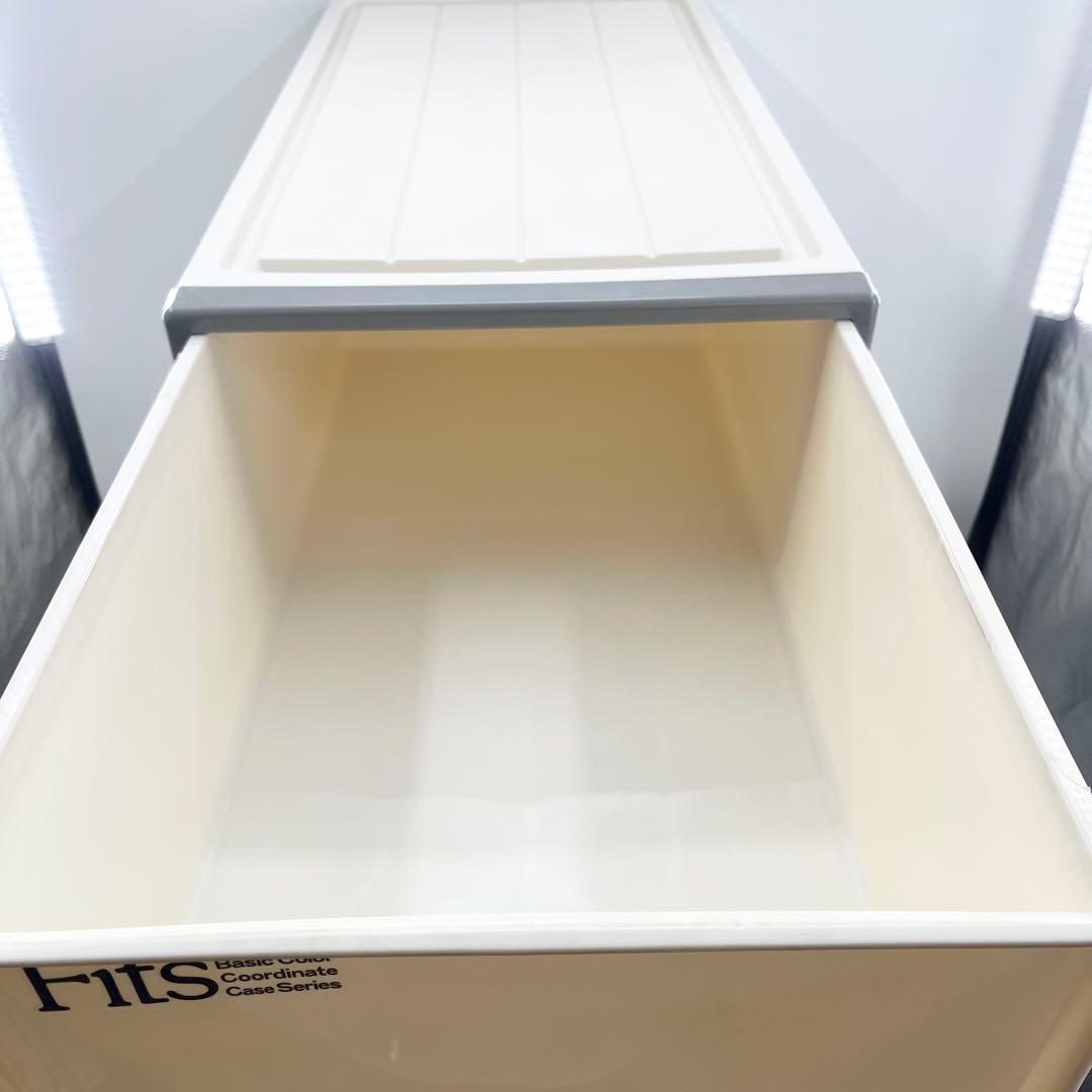 フィッツケース 押入れ収納 幅39×奥行74×高さ30 日本製 3個セット