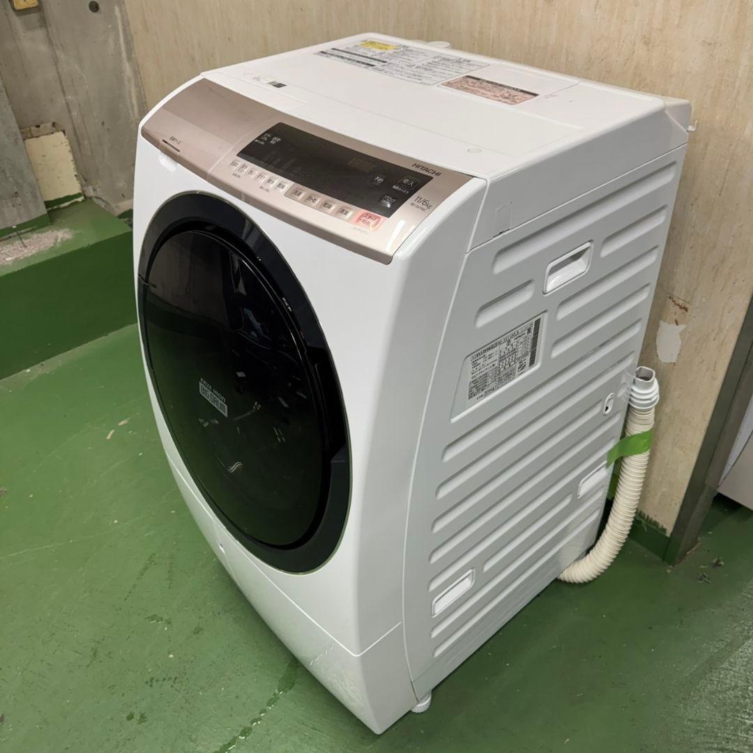 207 関東圏　ドラム式洗濯機　11キロ　6キロ　極美品　左開き　今だけ半年保証