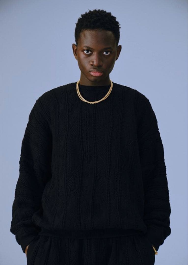 トップス COOTIE PRODUCTIONS 3D Jacquard Knit