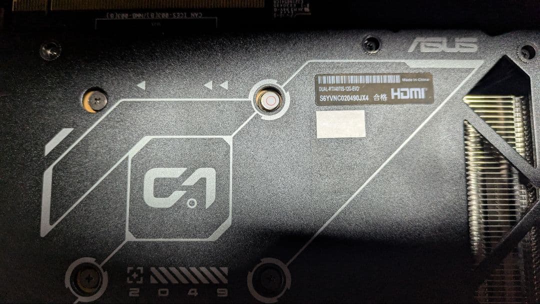 ま*）様 ASUS GeForce RTX 4070 Super 12GB