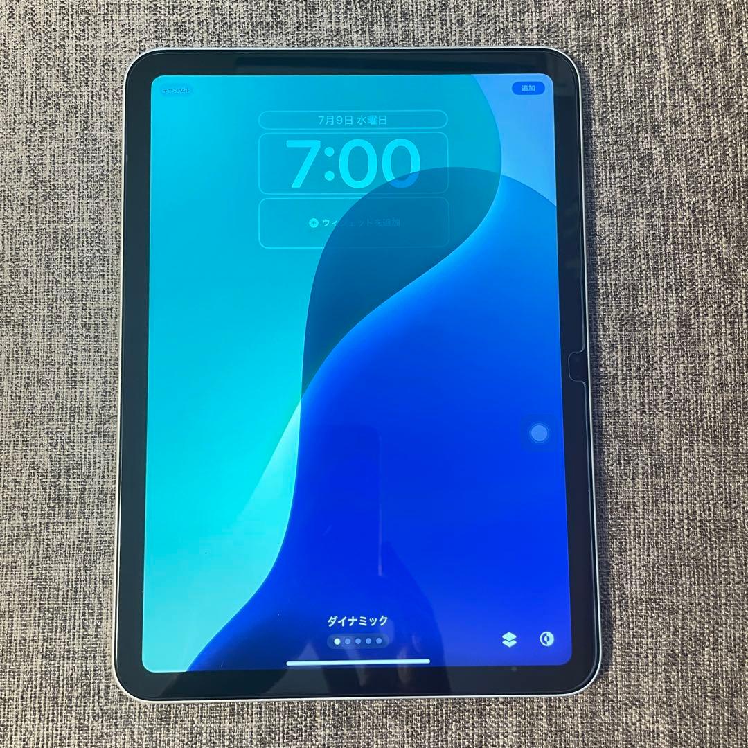 【使用浅美品】iPad 第10世代 64GB Wifiモデル シルバー