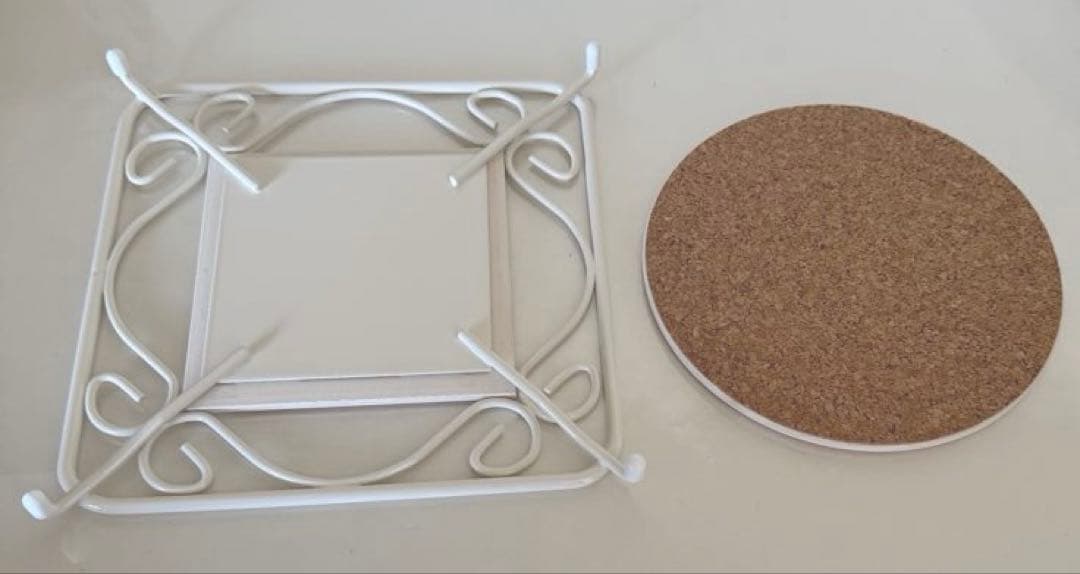 イマンダイアナローズタイルトレー陶器コルク＆