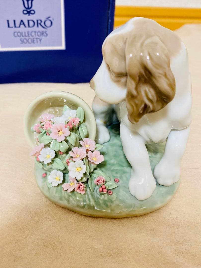 レア✨絶版品 元箱付属 LLADROリヤドロ 『僕じゃないよ』 7672保証書付