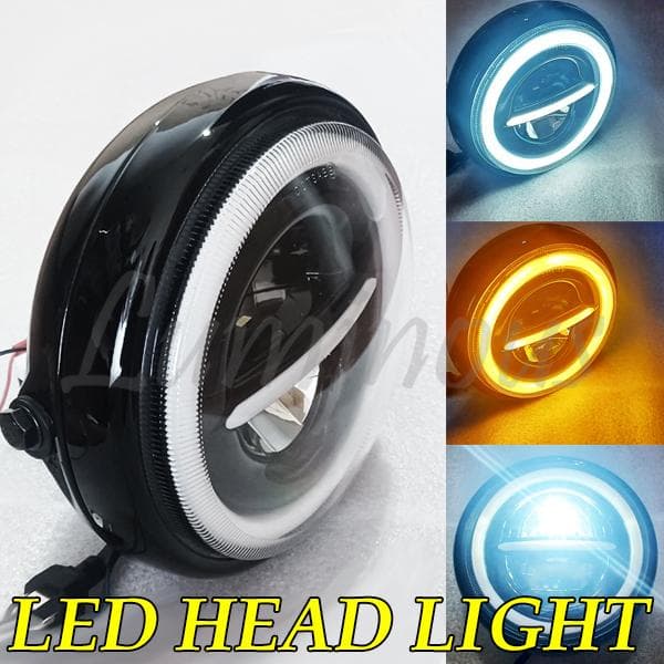 在庫1点 LED ヘッドライト イカリング エンジェルリング デイライト