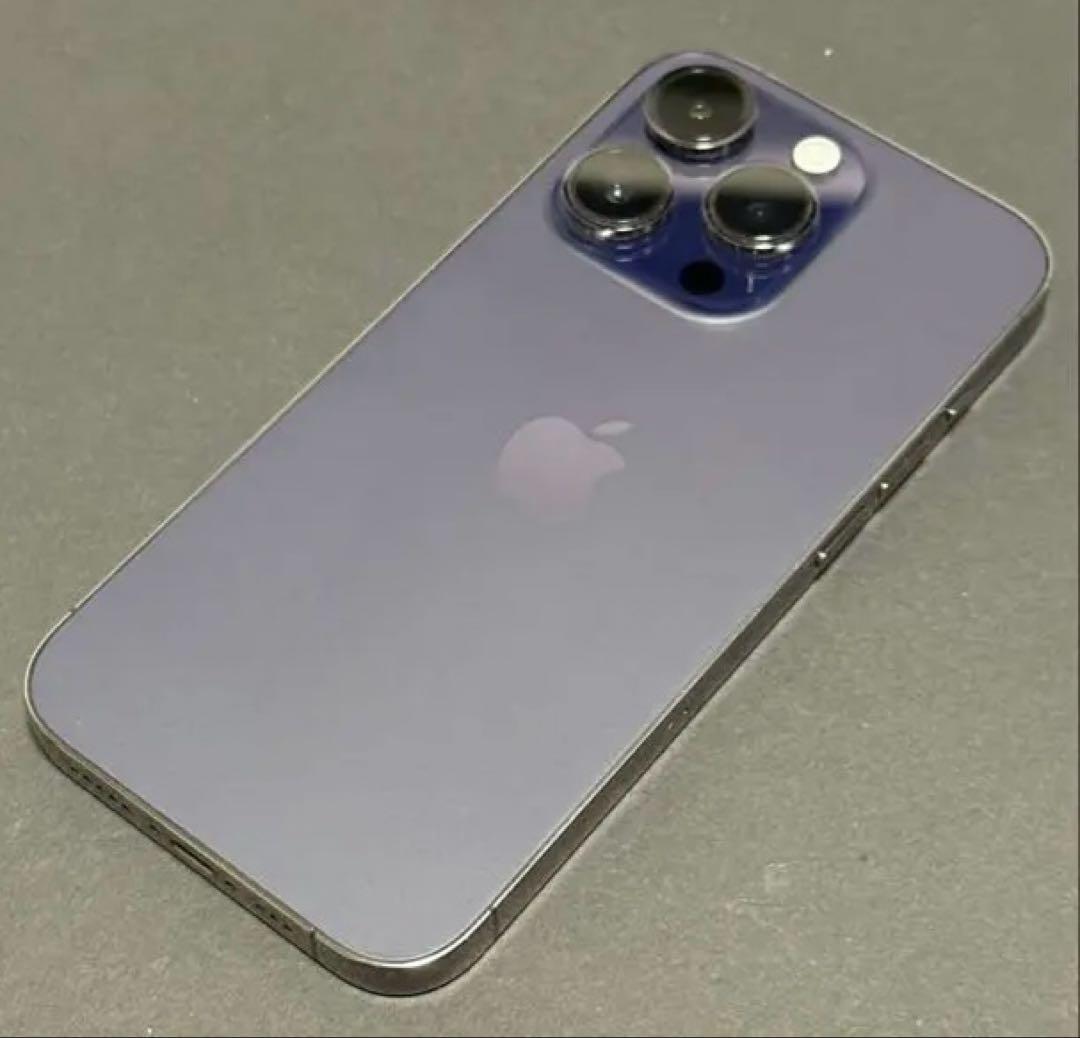 バッテリー100% iPhone 14 Pro 128GB ディープパープル