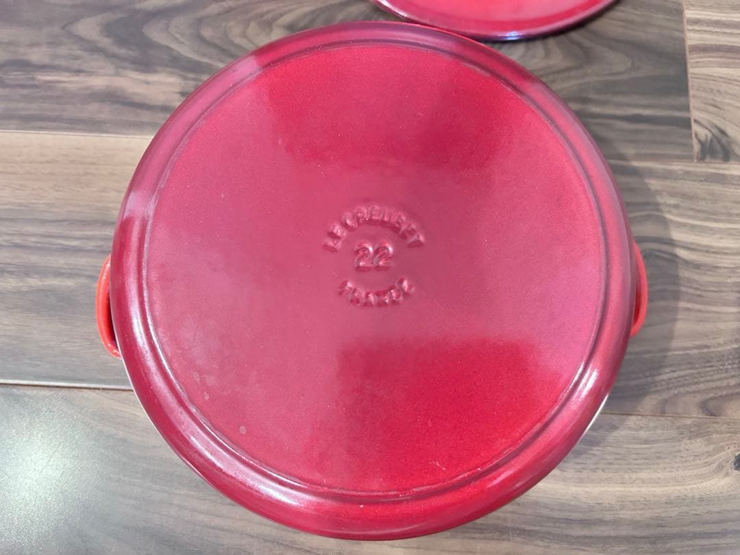 Le Creuset 赤いホーロー鍋 大