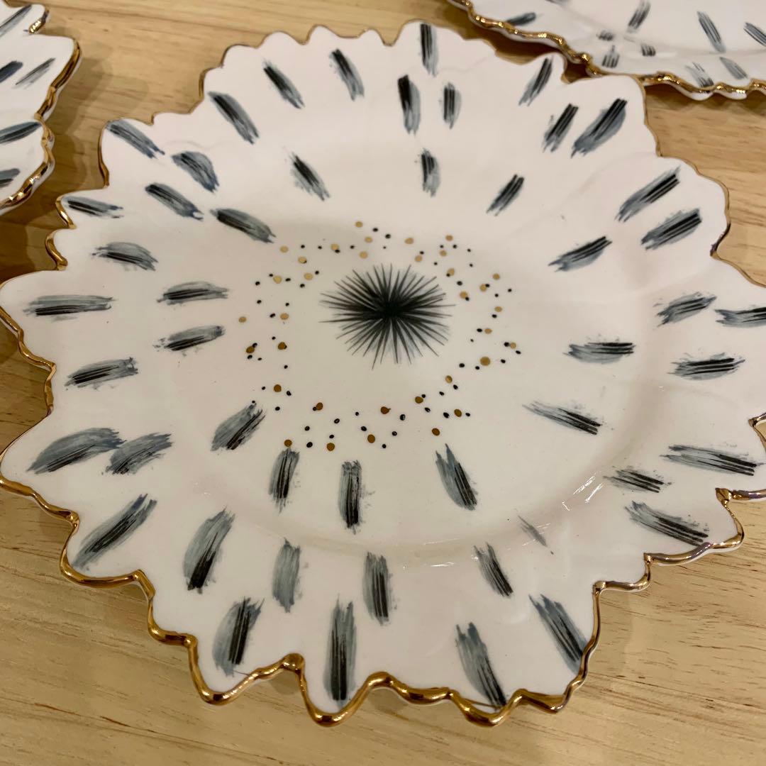 新品 アンソロポロジー 花びら 皿 5枚セット 完売品 未使用 プレート