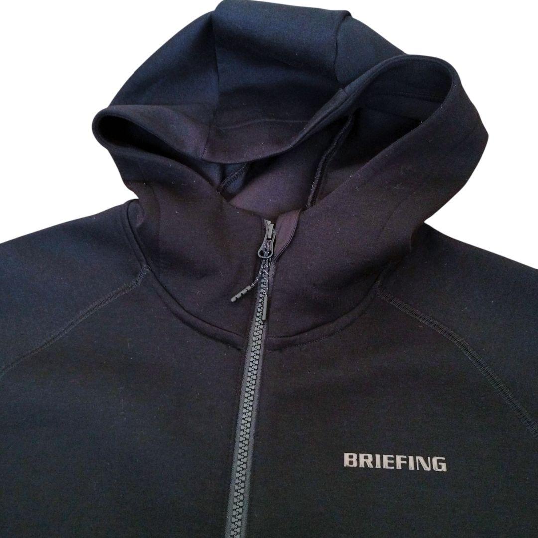 BRIEFING ブリーフィング ゴルフウェア パーカー M 黒 防風 3D