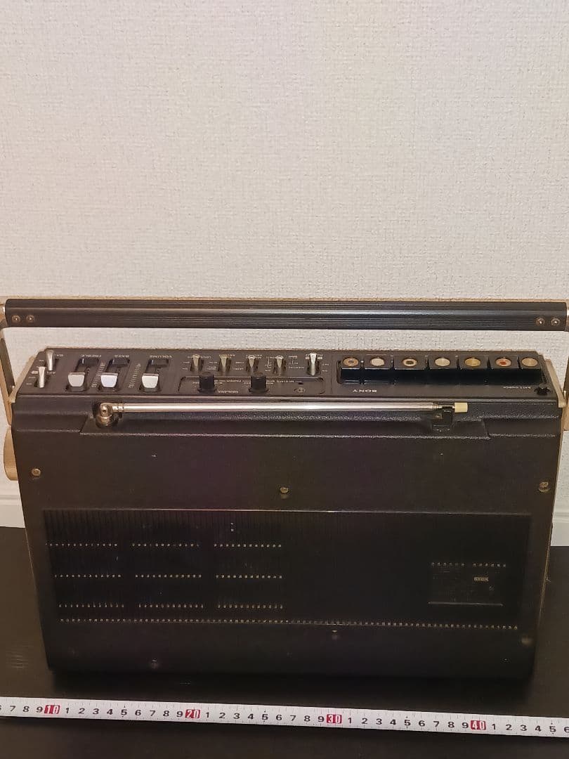 ソニー　ラジカセ　CF1980　FM/AMカセット初代モデル　レトロ