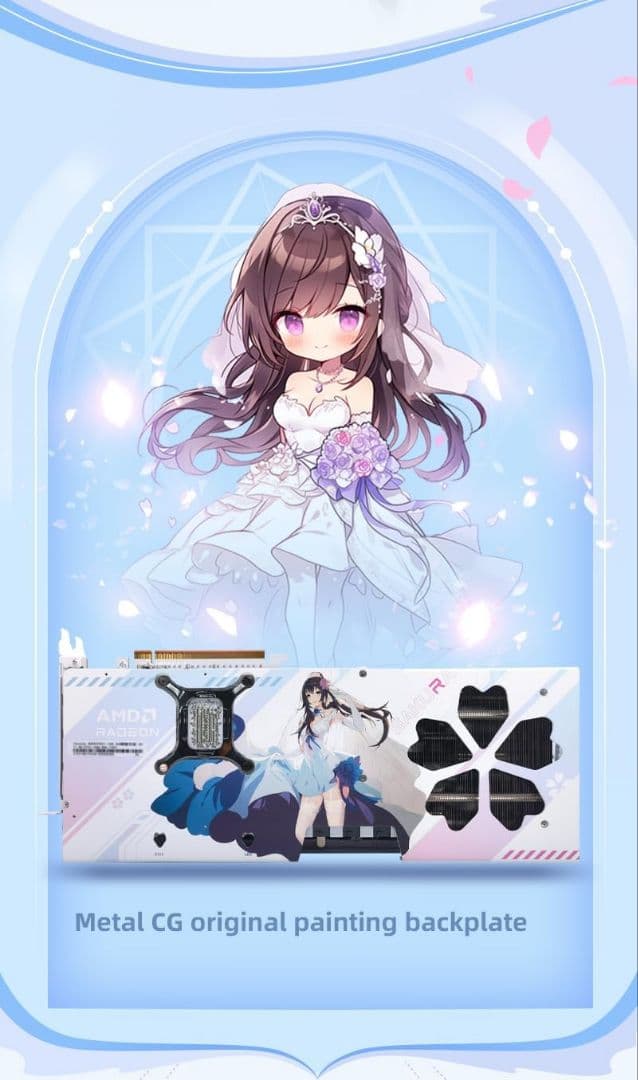 グラフィックボード・グラボ・ビデオカード YESTON AMD Radeon RX9070XT Sakura OC