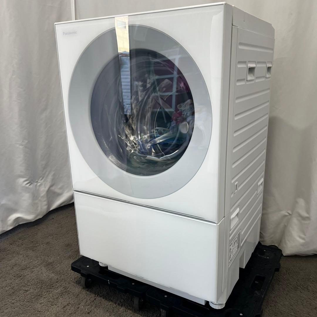 ★134　ドラム式洗濯機　パナソニック　7キロ　キューブル　単身　白　設置無料