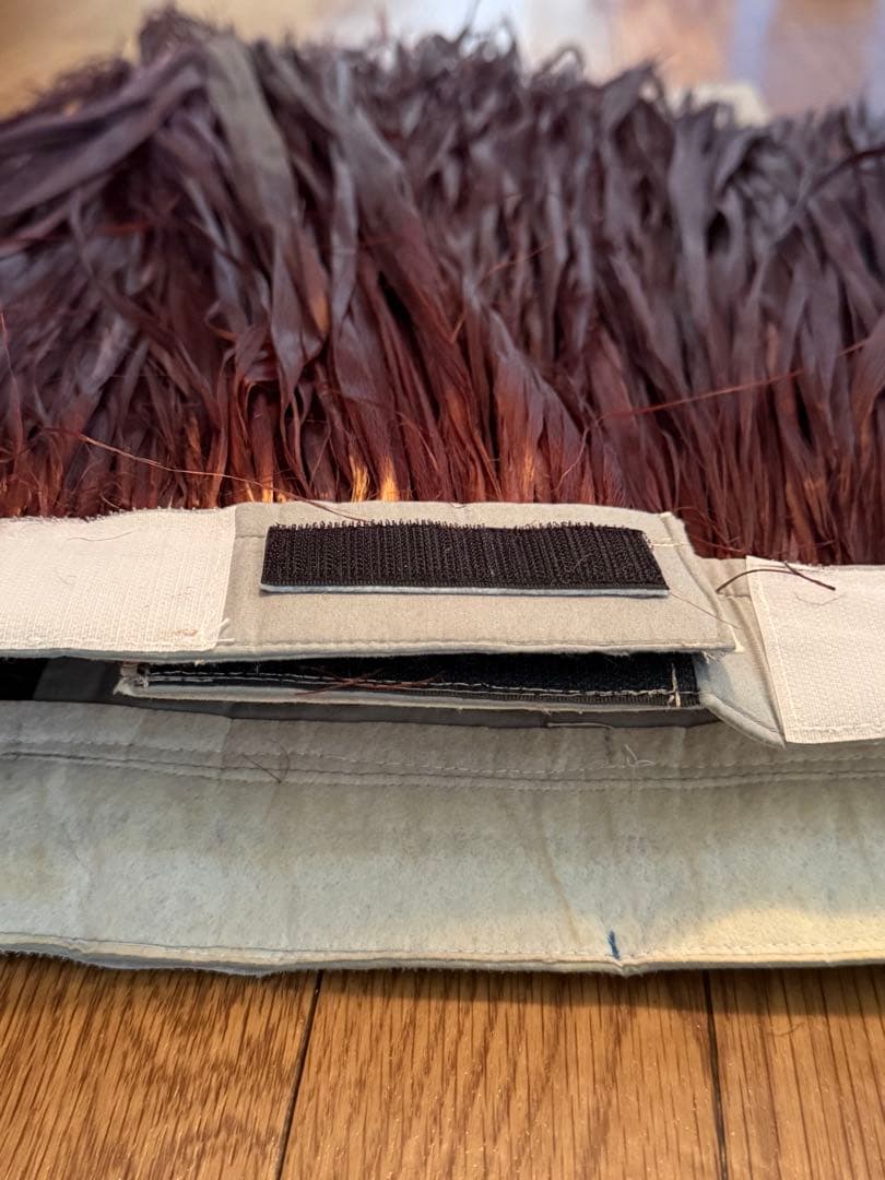 タヒチアンダンス　マロ　ショートモレ　茶色　グレー　ウエスト加工あり　衣装