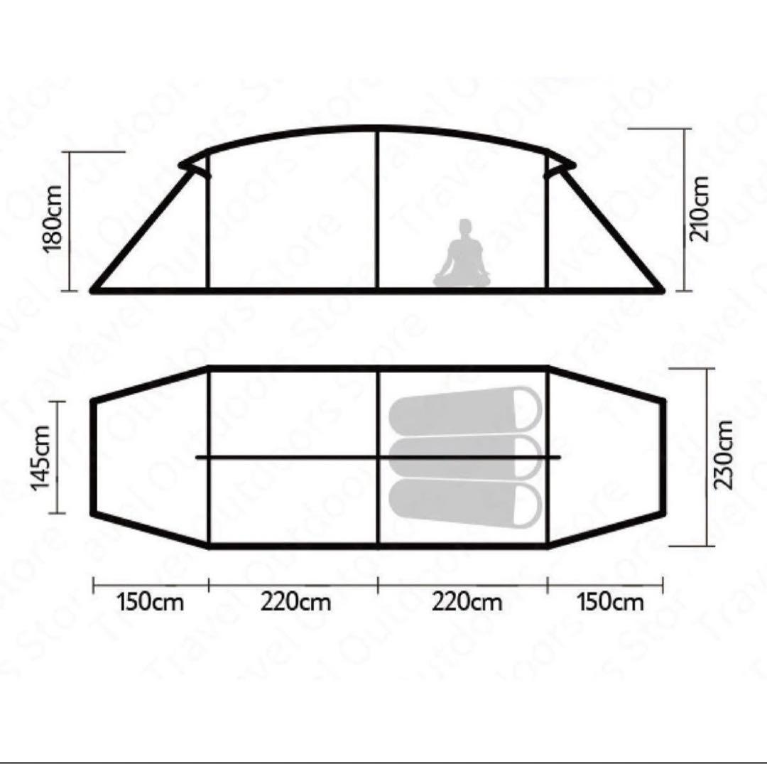 Naturehike/2ルームテント