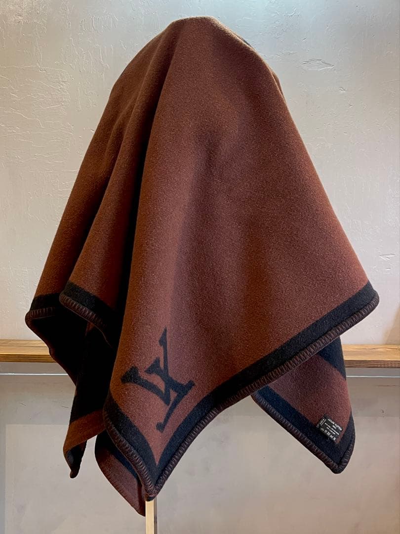 LOUIS VUITTON カシミア・ウール　ブランケット