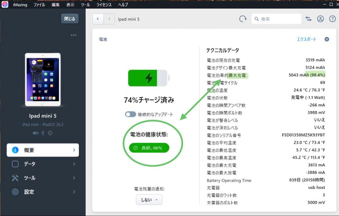 iPad mini 5 (第5世代) 64g 美品