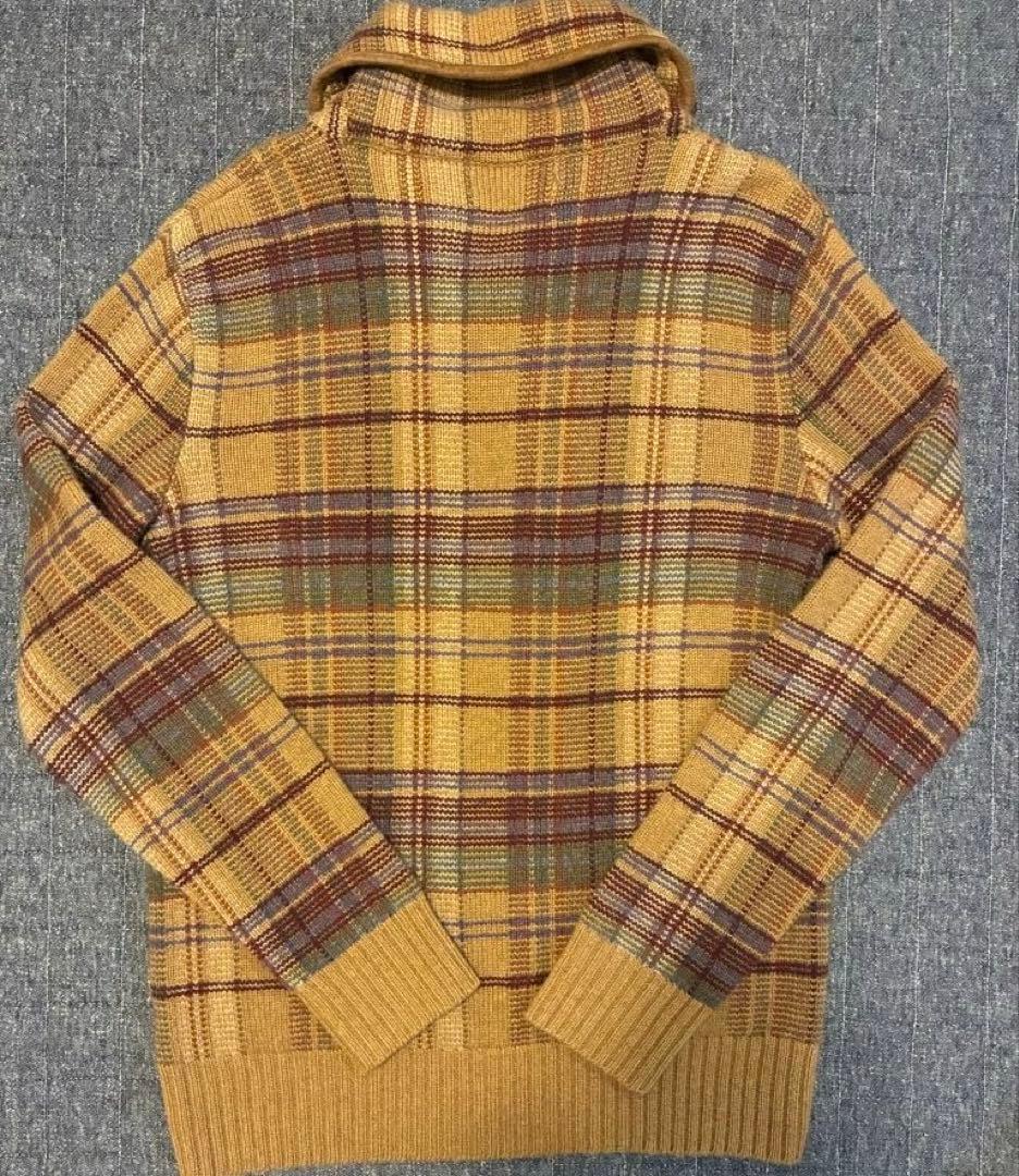 90s ラルフローレン カシミヤ混　シューティング　ハンティング　エルボーパッチ