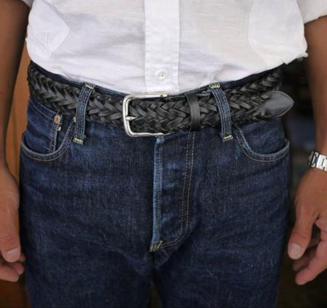 ホワイトハウスコックス WHITEHOUSE COX レザー ベルト 32mm