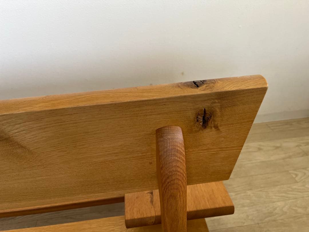 飛騨産業　森のことば　オーク無垢　ソファ（両肘付）クッション無　2000年代初期