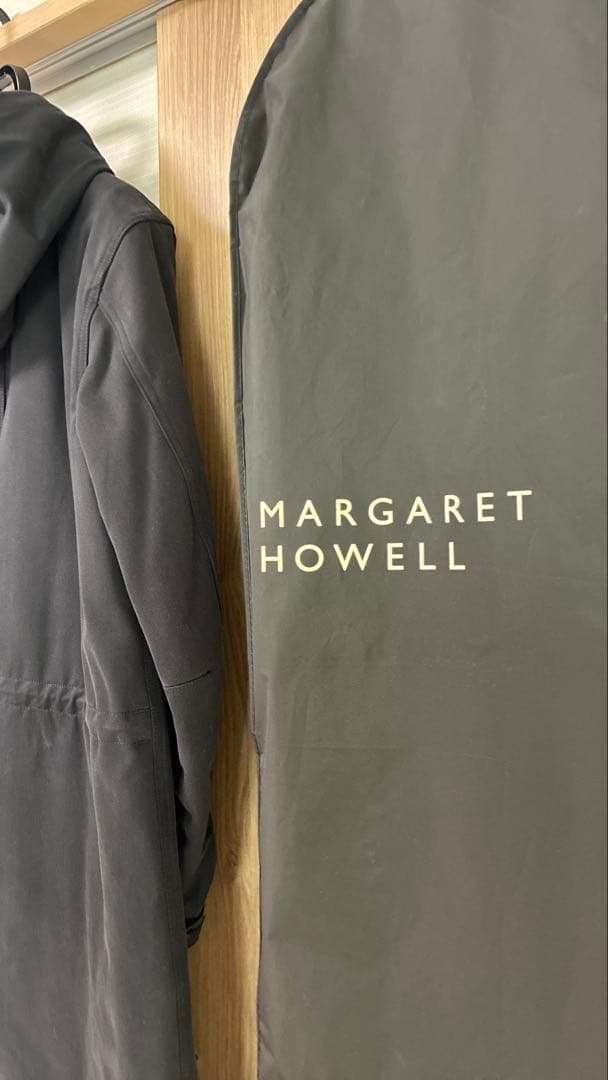 マーガレットハウエル MHL. モッズコート 黒　メンズM 美品