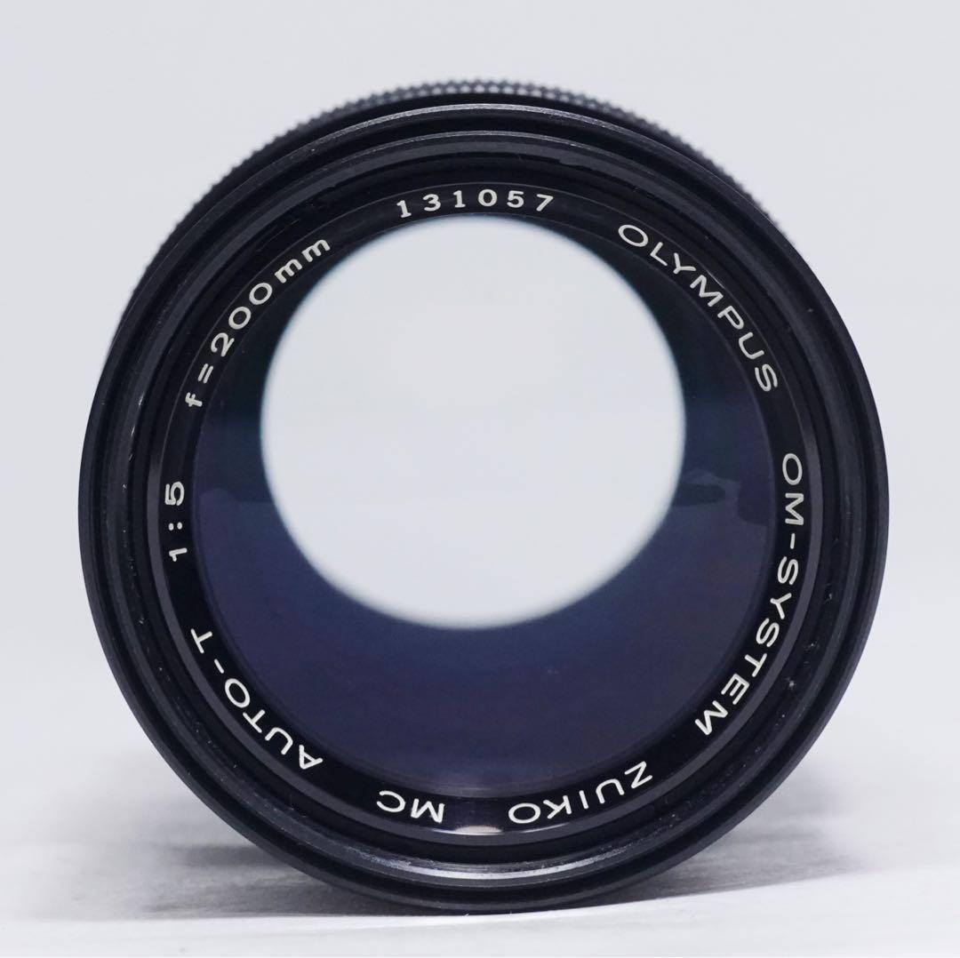 極美品 OLYMPUS OM ZUIKO MC AUTO-T 200mm f5