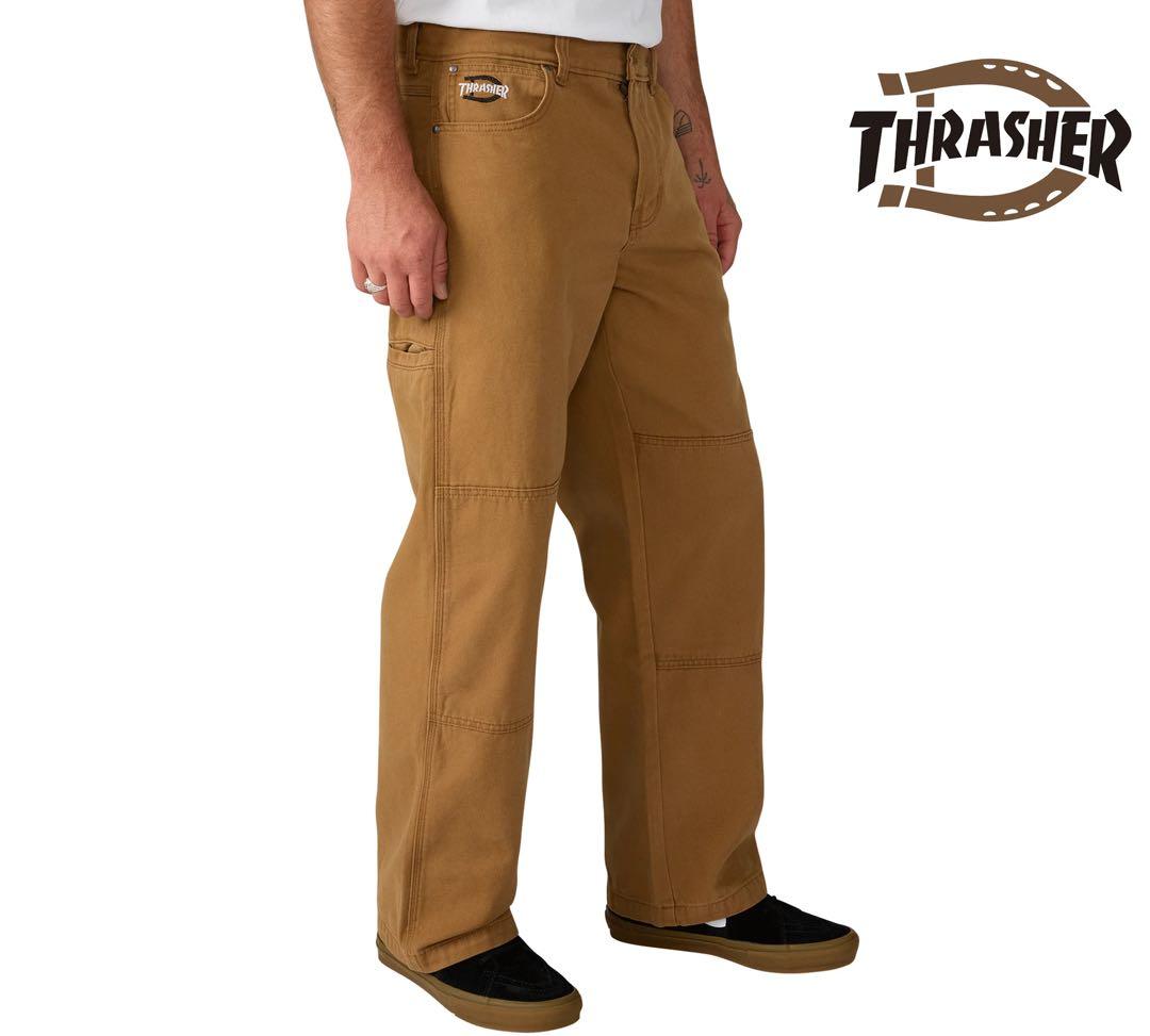 スケートボード Dickies THRASHER DOUBLE KNEE PANT 34