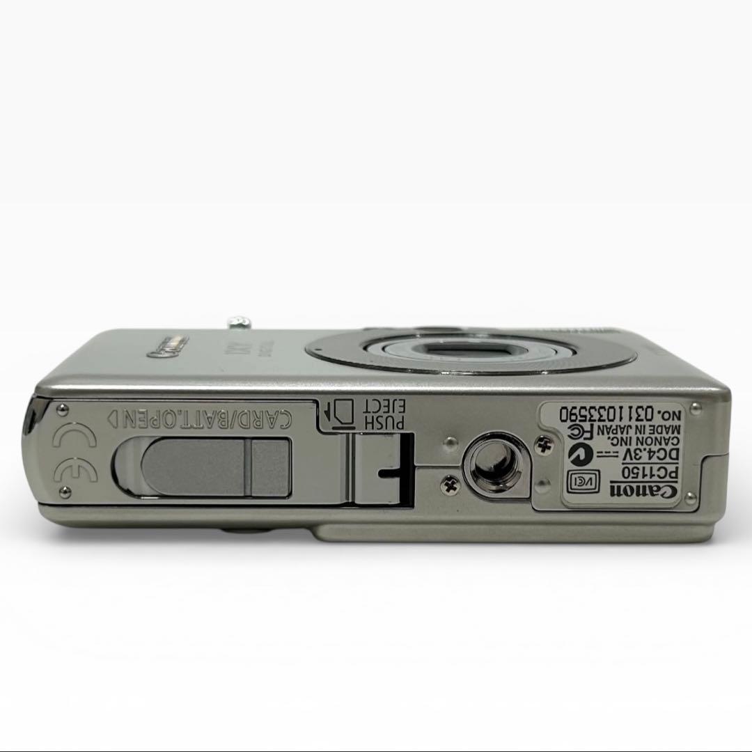 極美品 Canon キヤノン IXY DIGITAL 55 シルバー デジカメ