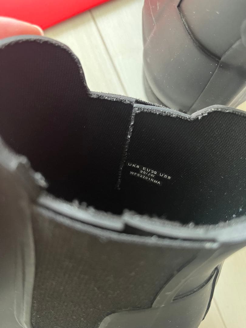 二回使用のみ　Hunter レインシューズ