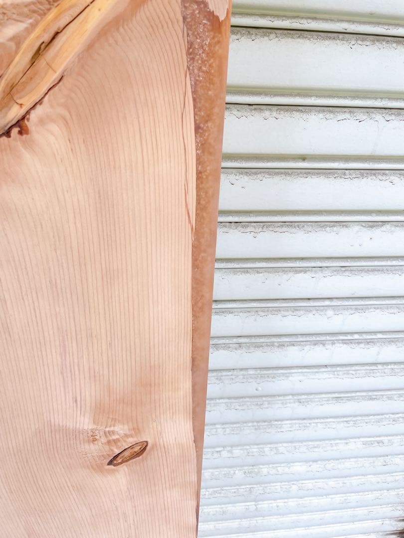 天然　スプルース 一枚板　デスク/カウンターテーブル/棚板/天板/看板材/レジン