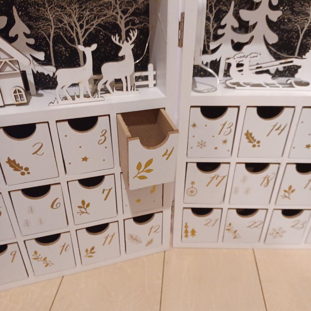 ❤️未使用品❤️木製　アドベントカレンダー　ボックス