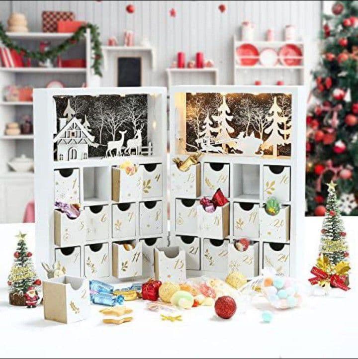 ❤️未使用品❤️木製　アドベントカレンダー　ボックス