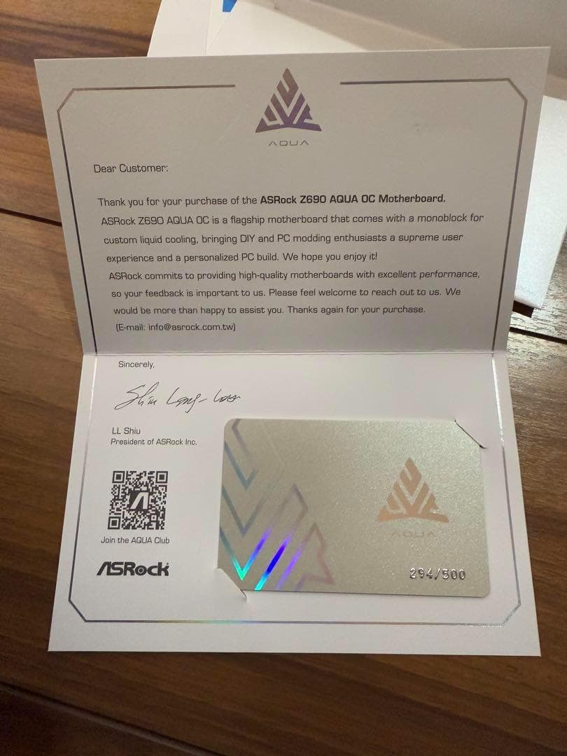 ASRock Z690 AQUA OC 美品